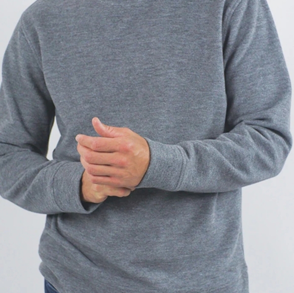 NWT Jachs New York Men’s Crew Neck Super Soft Charcoal Various Size - Picture 1 of 10